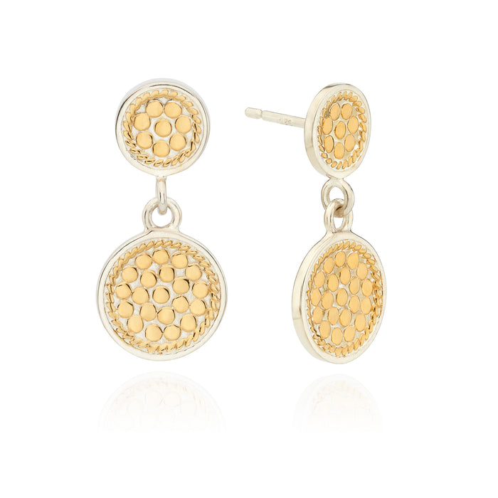 ANNA BECK CONNECTION DOUBLE DROP EARRINGS