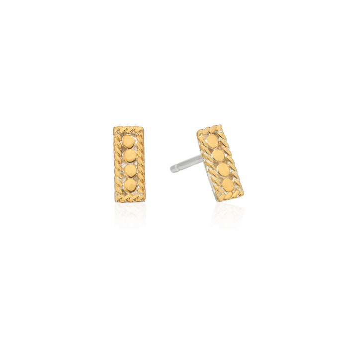 ANNA BECK RECTANGULAR STUD EARRINGS