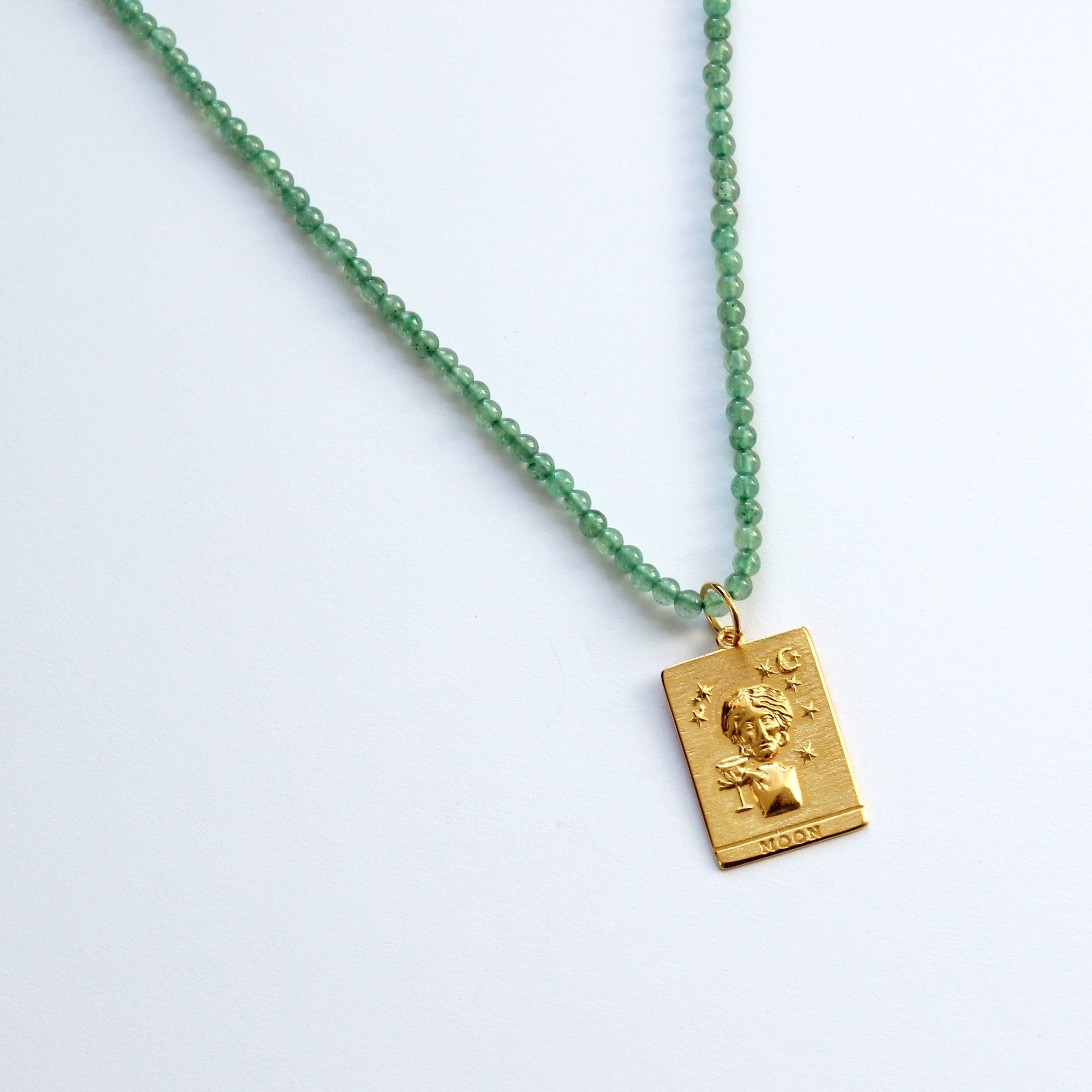 Square on sale charm necklace