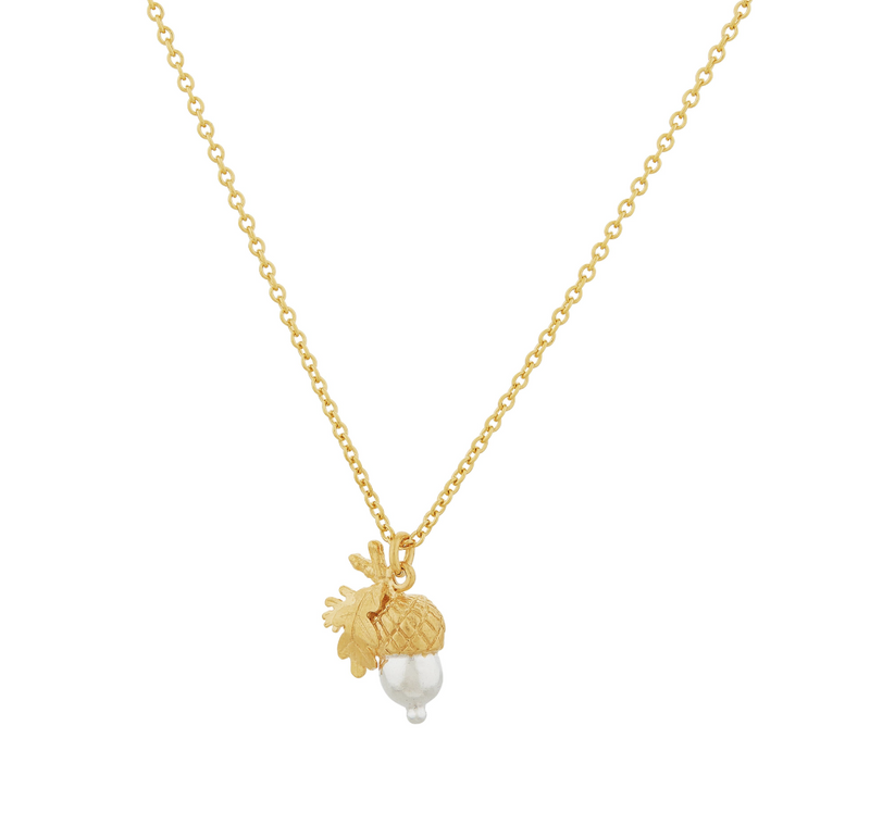 ALEX MONROE ACORN NECKLACE