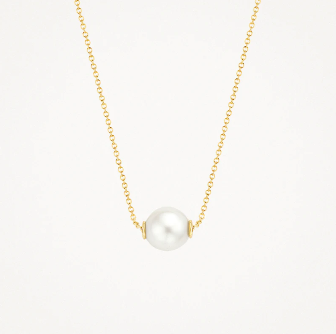 BLUSH 14K YELLOW GOLD AND PEARL NECKLACE