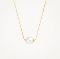 BLUSH 14K YELLOW GOLD AND PEARL NECKLACE