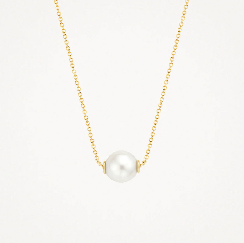 BLUSH 14K YELLOW GOLD AND PEARL NECKLACE