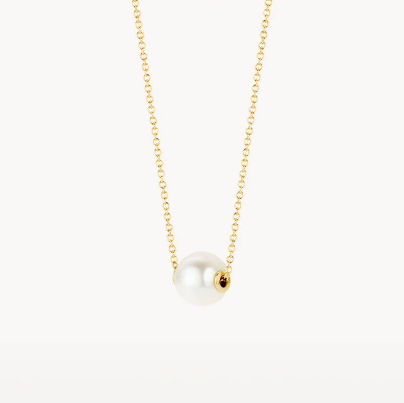 BLUSH 14K YELLOW GOLD AND PEARL NECKLACE