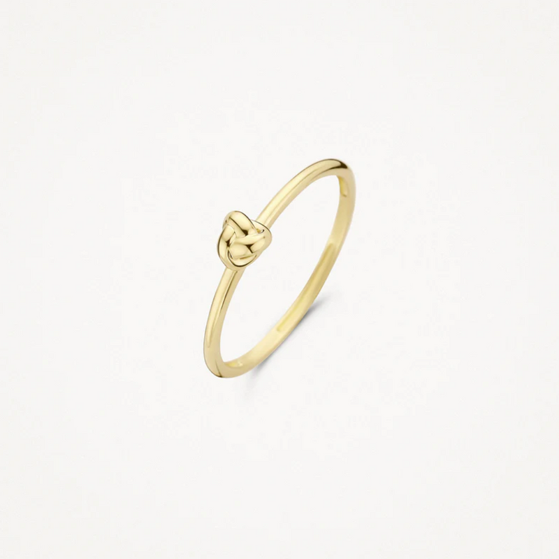 BLUSH 14K YELLOW GOLD KNOT RING