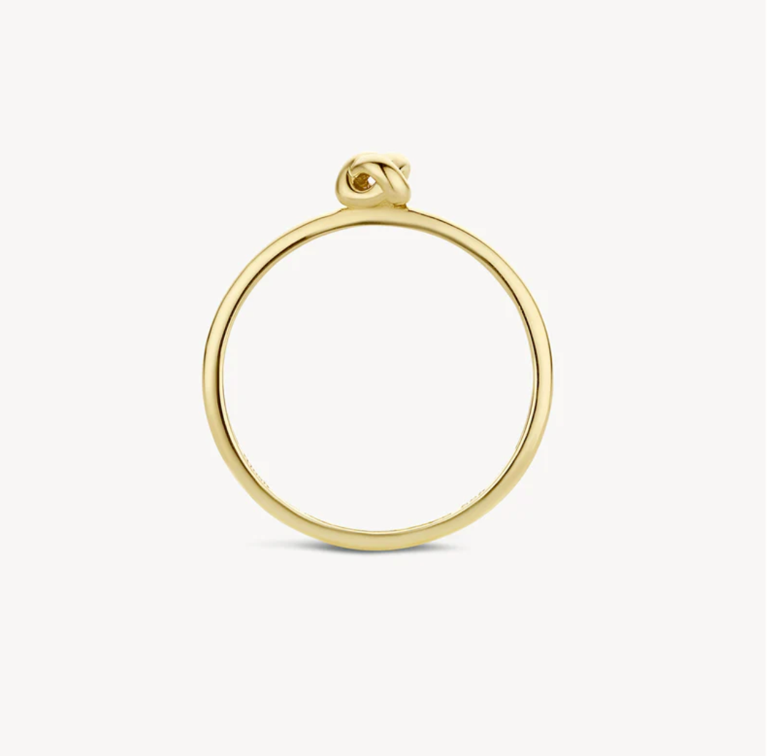 BLUSH 14K YELLOW GOLD KNOT RING