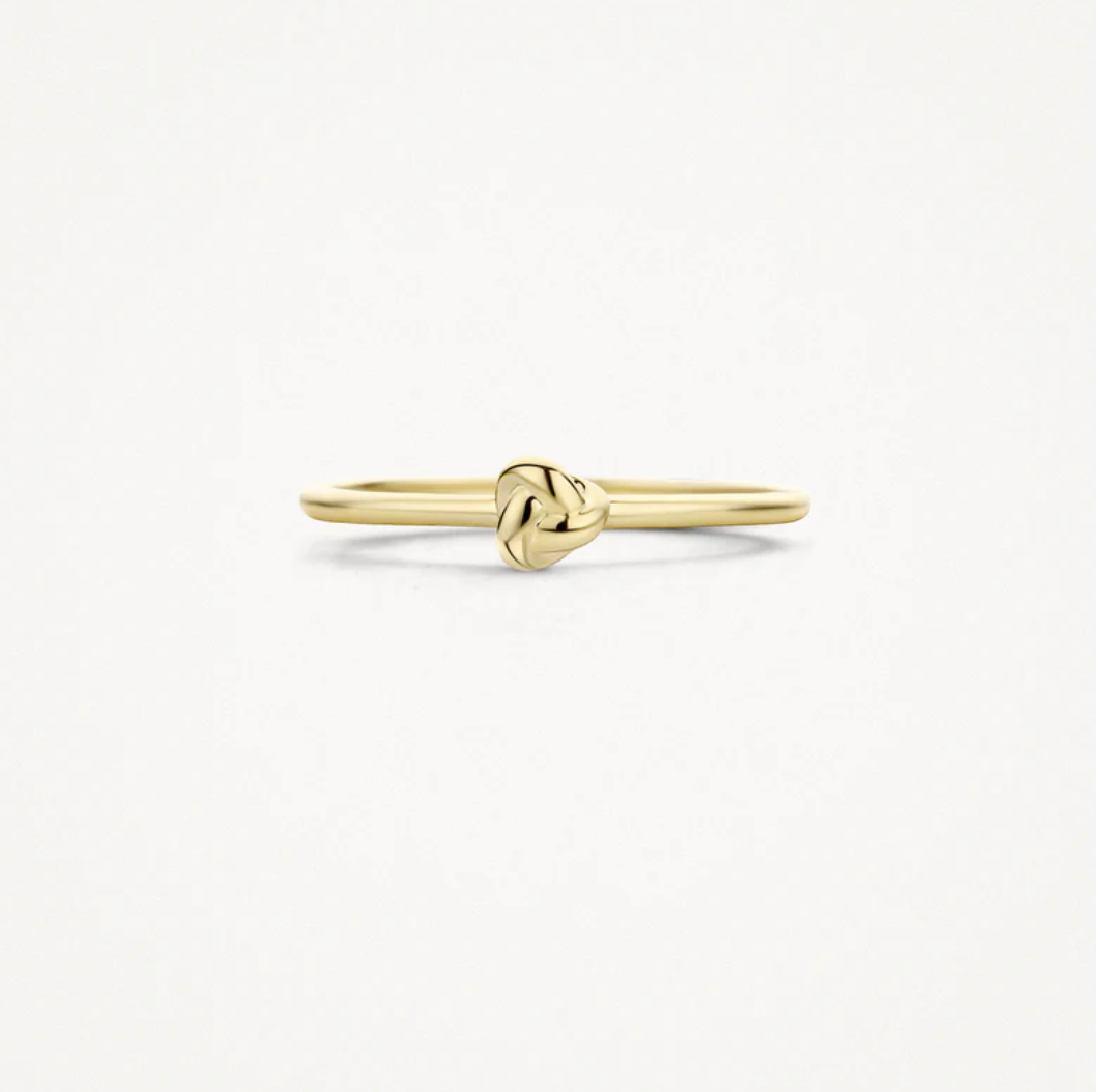 BLUSH 14K YELLOW GOLD KNOT RING