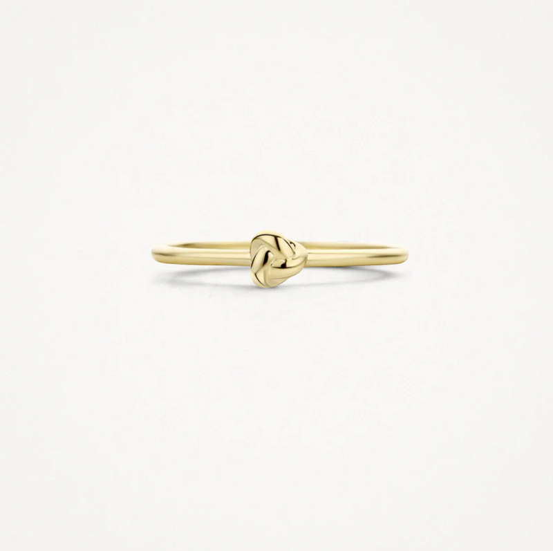 BLUSH 14K YELLOW GOLD KNOT RING