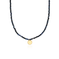 ANNA BECK MEDIUM DUMORTIERITE BEADED NECKLACE