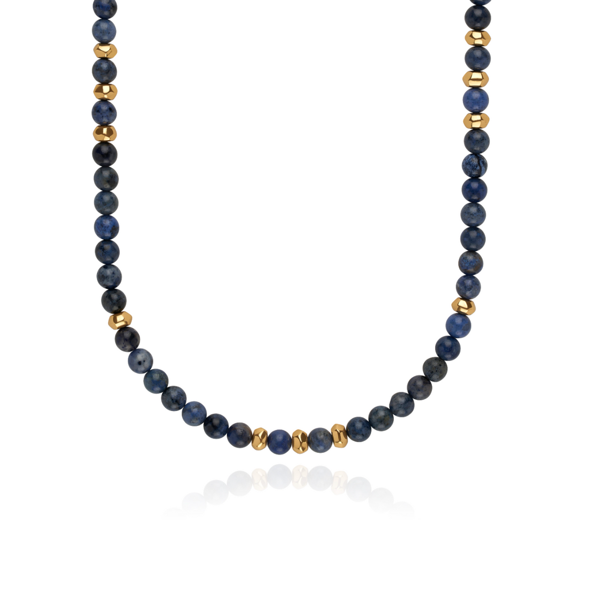 ANNA BECK LONG DUMORTIERITE BEADED NECKLACE