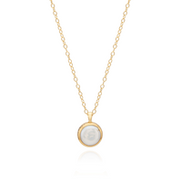 ANNA BECK SMALL COIN PEARL NECKLACE