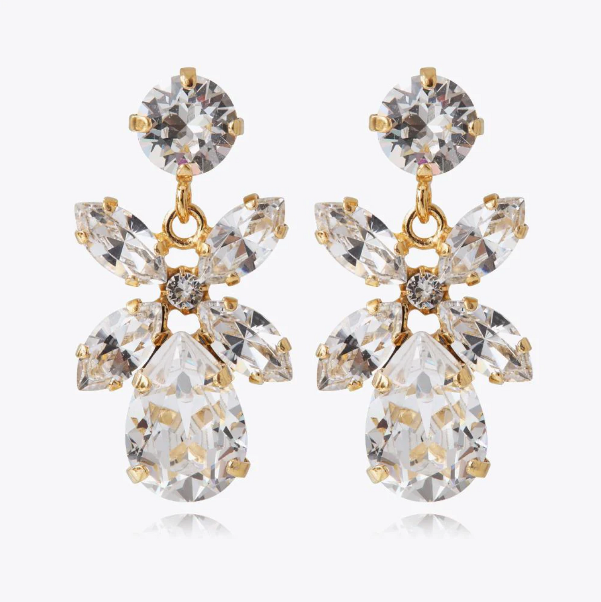 CAROLINE SVEDBOM MINI DIONE CRYSTAL EARRINGS