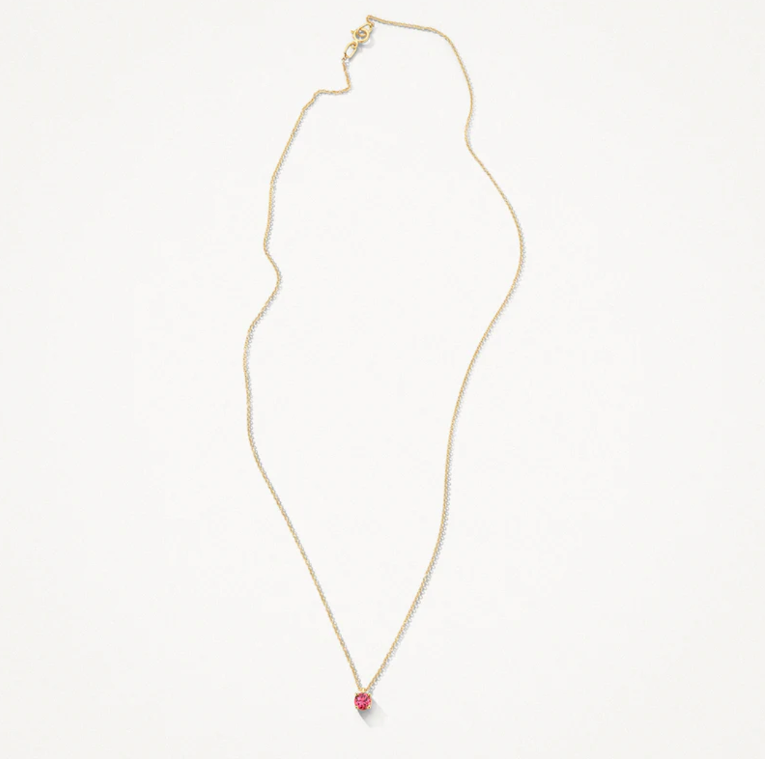 BLUSH 14K YELLOW GOLD OCTOBER BIRTHSTONE NECKLACE