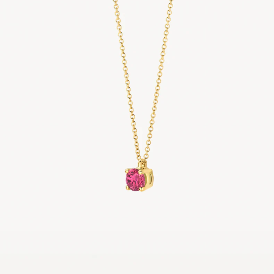 BLUSH 14K YELLOW GOLD OCTOBER BIRTHSTONE NECKLACE