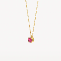 BLUSH 14K YELLOW GOLD OCTOBER BIRTHSTONE NECKLACE