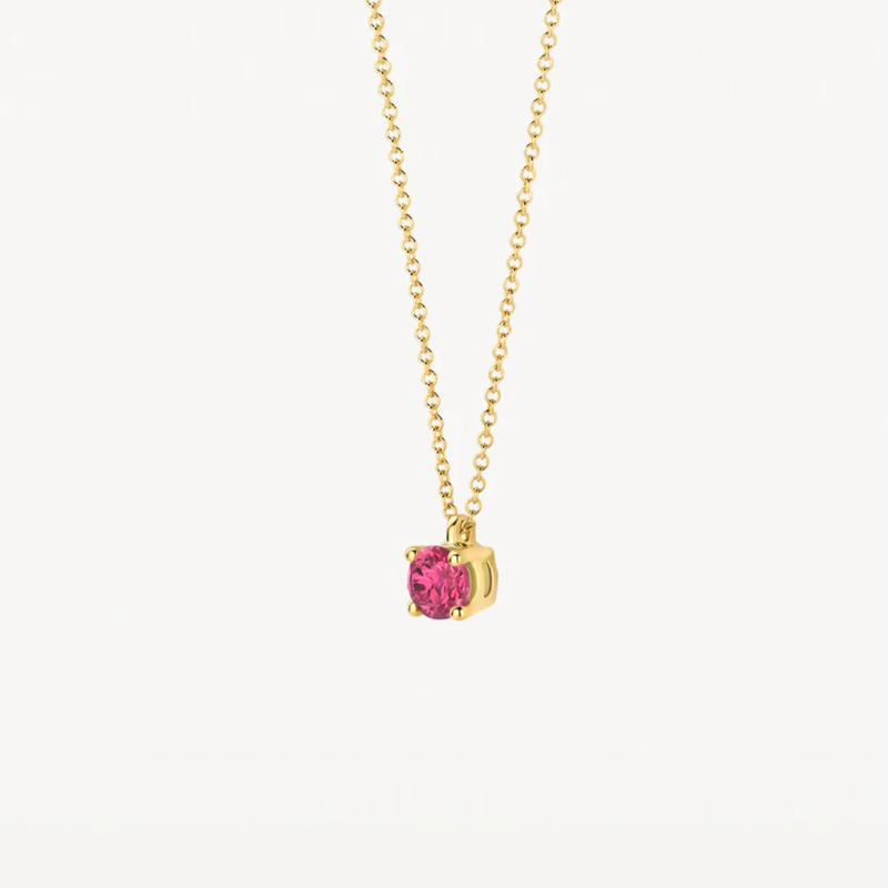 BLUSH 14K YELLOW GOLD OCTOBER BIRTHSTONE NECKLACE