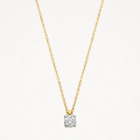 BLUSH 14K YELLOW GOLD & DIAMOND NECKLACE