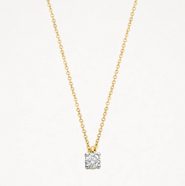 BLUSH 14K YELLOW GOLD & DIAMOND NECKLACE