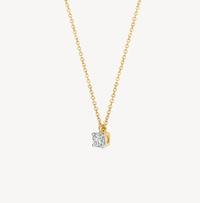 BLUSH 14K YELLOW GOLD & DIAMOND NECKLACE