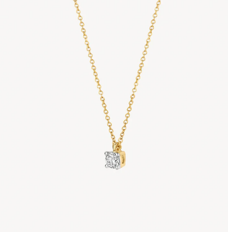 BLUSH 14K YELLOW GOLD & DIAMOND NECKLACE