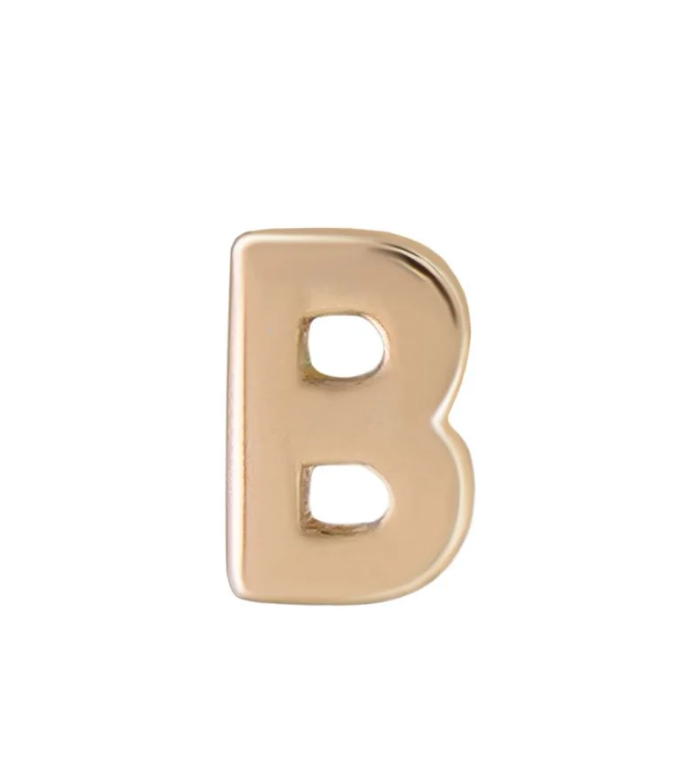 MÉTIER MINI INITIAL STUD EARRING