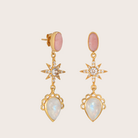 HARRY ROCKS CALYPSO STUD-TO-DROP EARRINGS