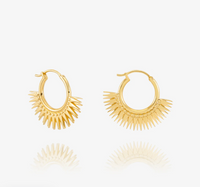 RACHEL JACKSON RISING SUN HOOP EARRINGS