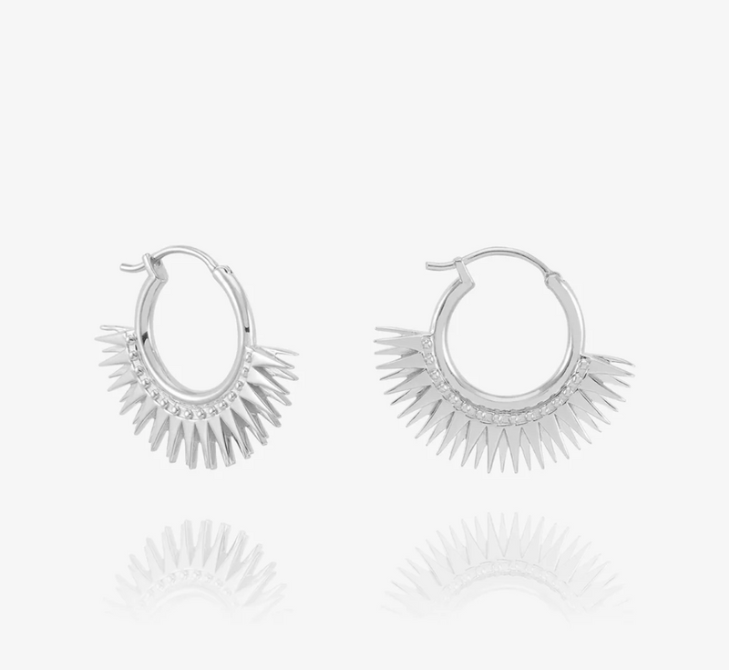 RACHEL JACKSON RISING SUN HOOP EARRINGS