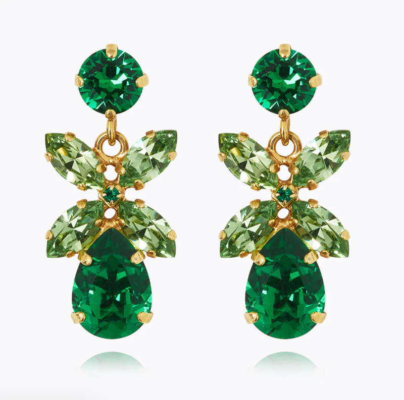 CAROLINE SVEDBOM MINI DIONE PERIDOT EARRINGS