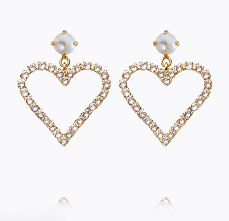 CAROLINE SVEDBOM HEART TO HEART EARRINGS