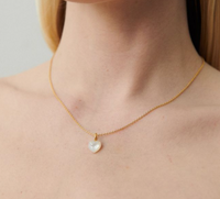 PERNILLE CORYDON OCEAN HEART NECKLACE