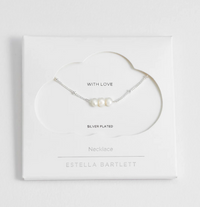 ESTELLA BARTLETT BEADED CHAIN AND PEARL NECKLACE