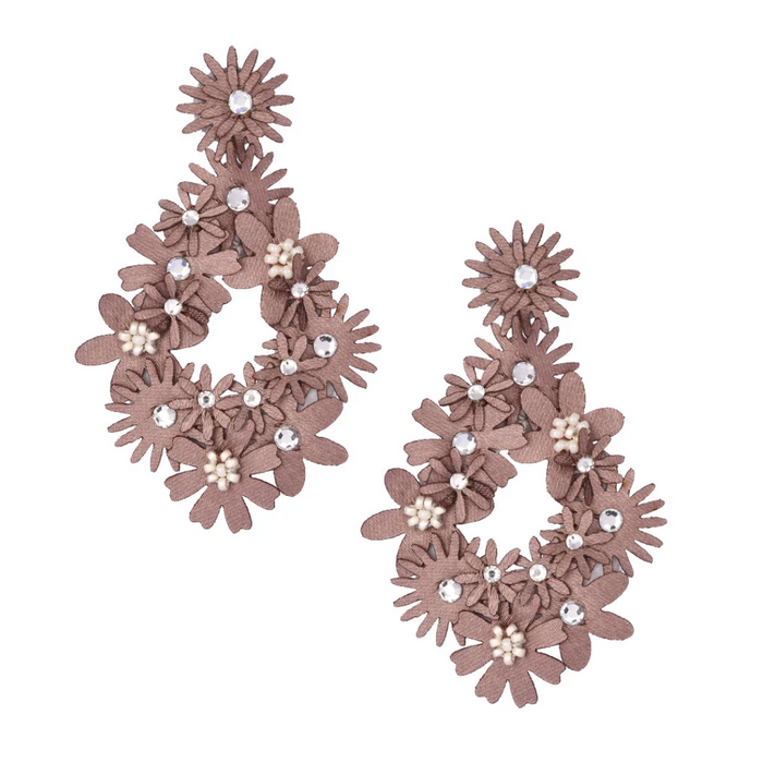 MISHKY FLOWER DROP EARRINGS