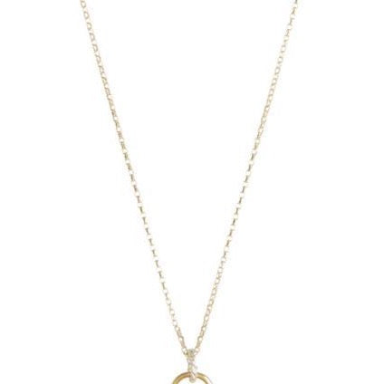 JESSICA DE LOTZ 18" SILVER CHAIN NECKLACE